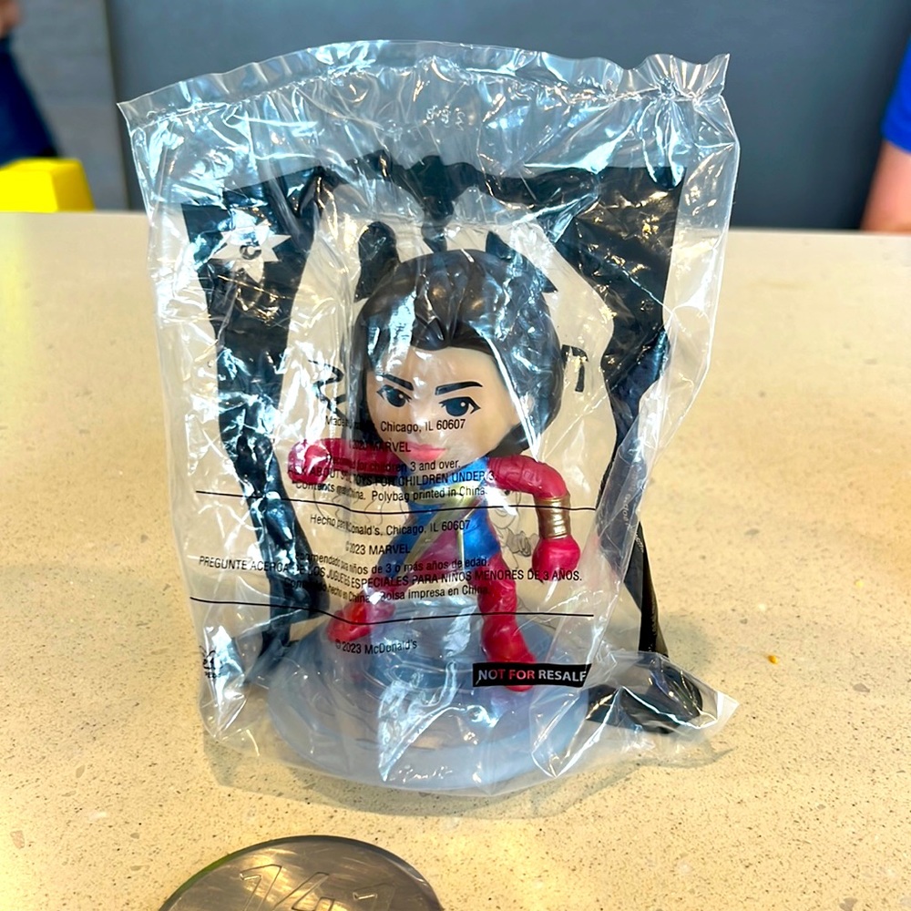 Miss Marvel McDonalds Happy Meal Toy